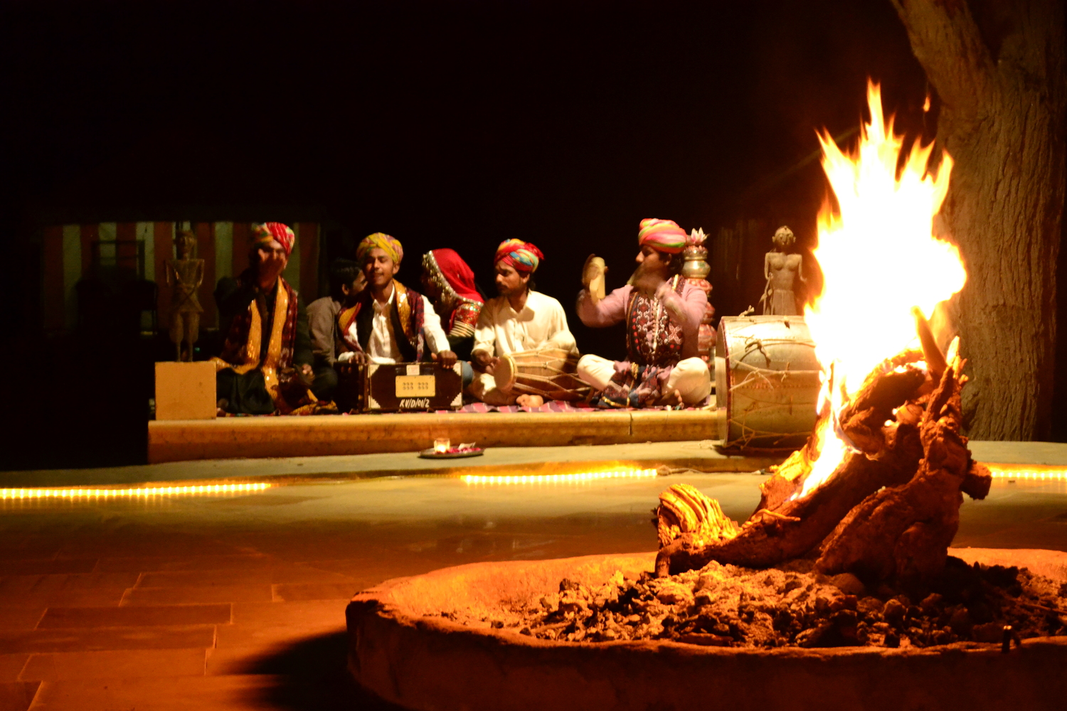 Rajasthan Desert Safari Tents with Music
